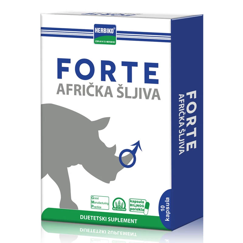 Afrička Šljiva Forte 10 Kapsula za Potenciju