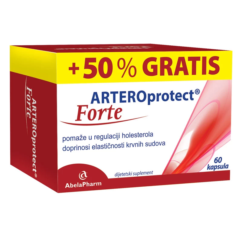 ARTEROprotect® Forte 60 Kapsula za Snižavanje Triglicerida i Holesterola