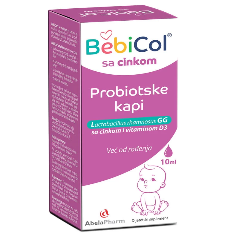 BebiCol® Probiotske Kapi sa Cinkom 10 mL