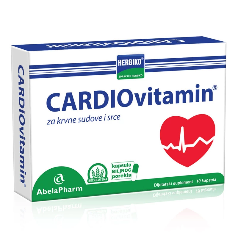 CARDIOvitamin® 10 Kapsula za Snižavanje Nivoa Homocisteina