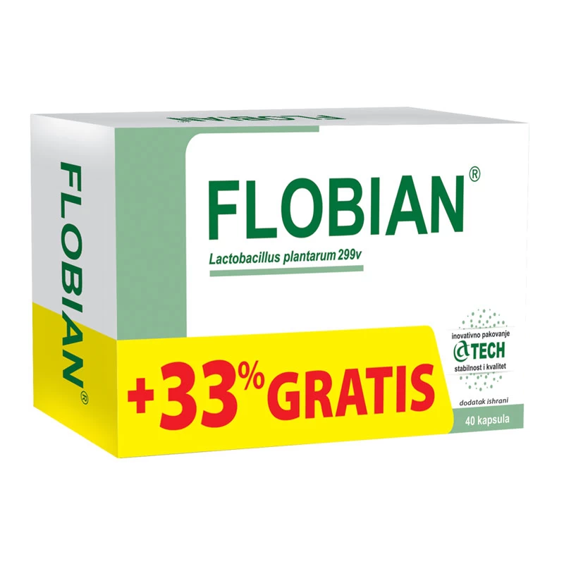 Flobian® 40 Kapsula Protiv Nadutosti i Gasova