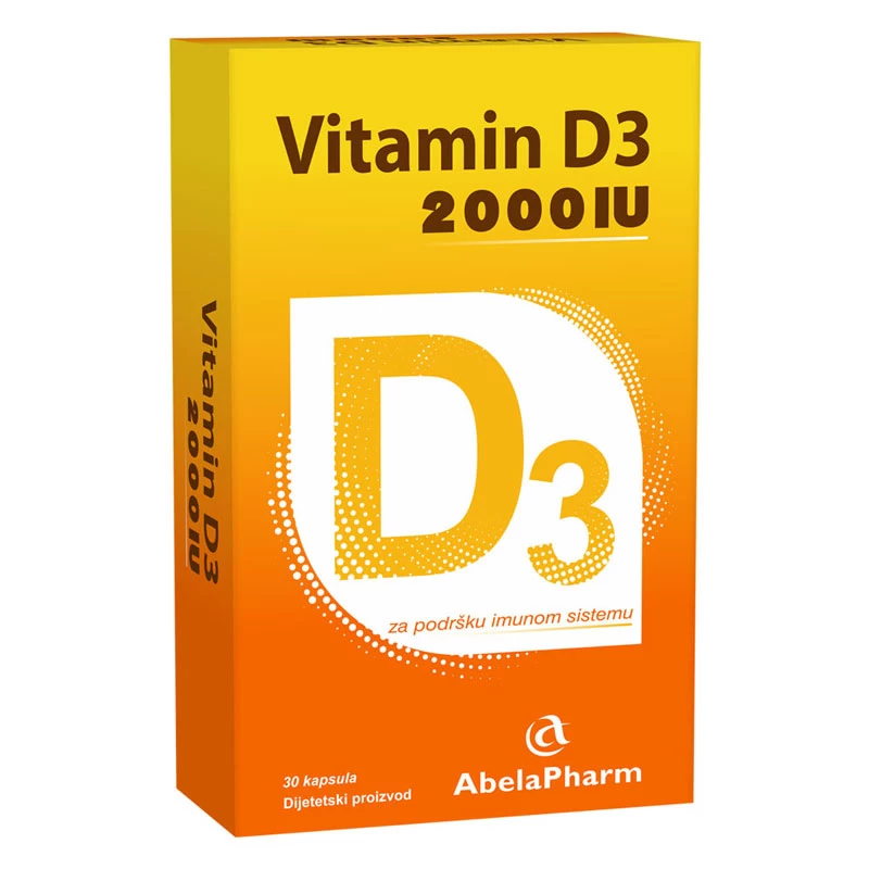 Vitamin D3 2000 IJ 30 Kapsula
