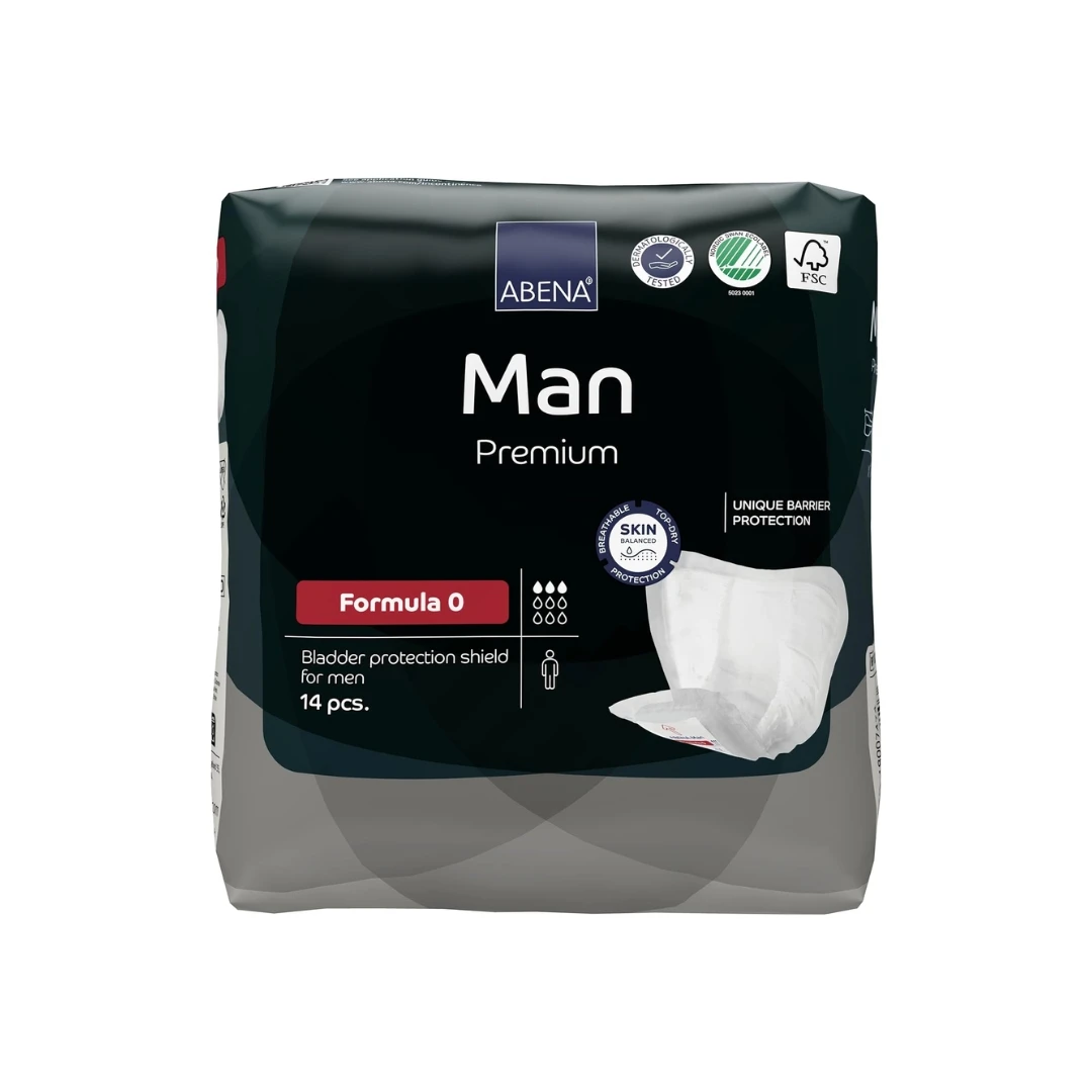 ABENA MAN Premium Ulošci za Inkontinenciju za Muškarce 14 Komada; Formula 0