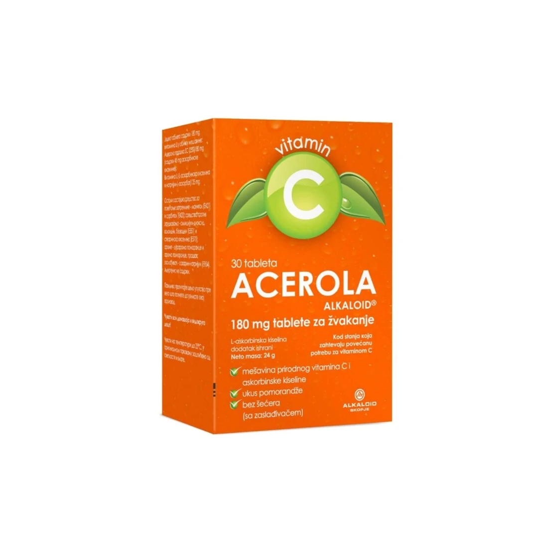 Alkaloid ACEROLA 180 mg 30 Tableta