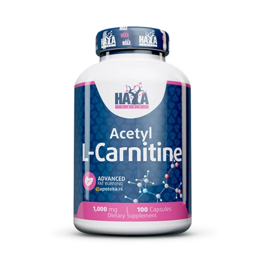 HAYA Acetyl L-Carnitine 1000 mg 100 Kapsula