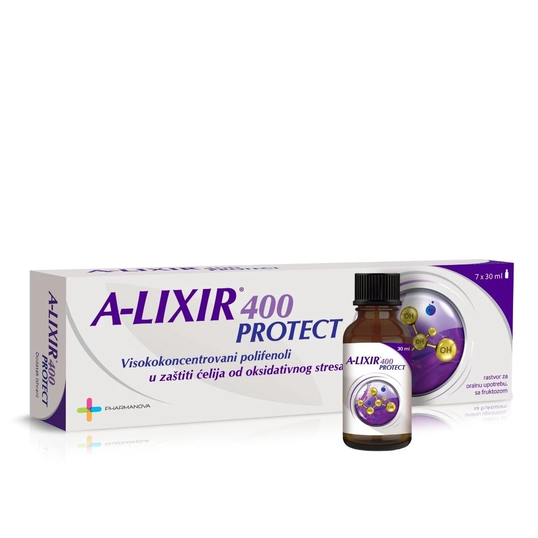 Sibirska Aronija ALIXIR® 400 Protect 7x30 mL Polifenoli