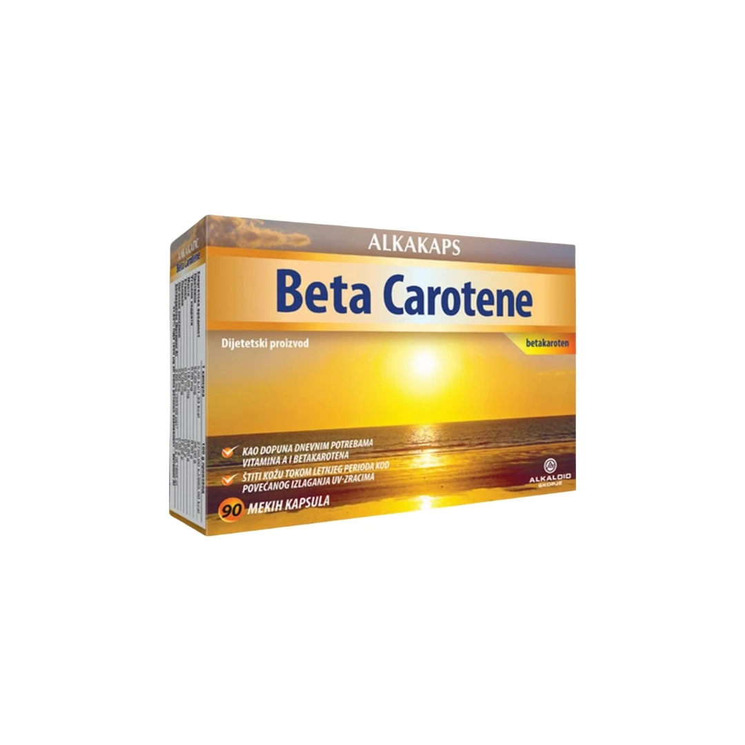 Alkaloid ALKAKAPS β Beta Carotene 30 mg 90 Kapsula β Karoten