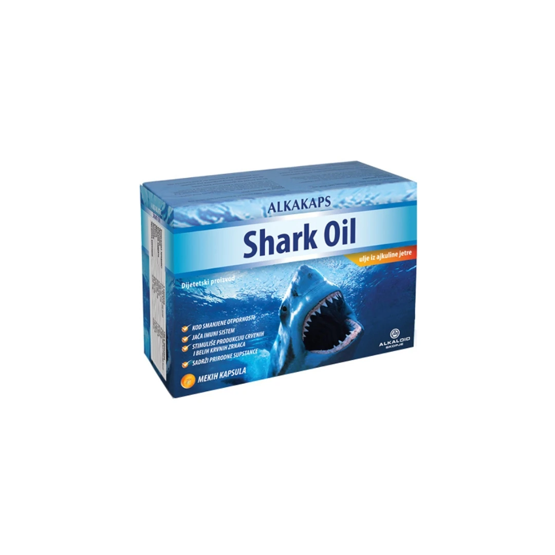 Alkaloid ALKAKAPS Shark Oil Alkilglicerol 500 mg 30 Kapsula
