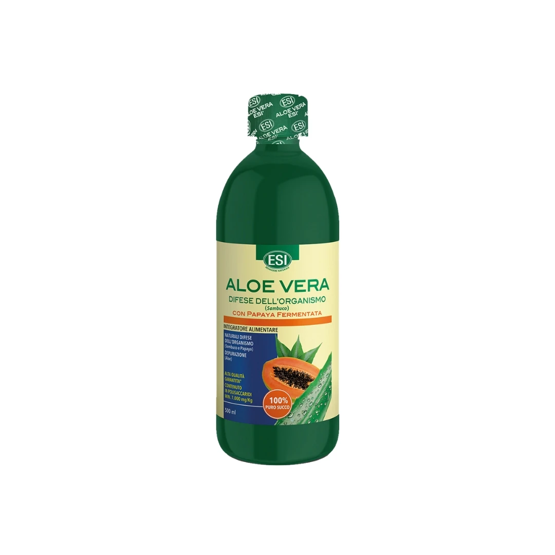 ESI Aloe Vera Prirodni Sok sa Papajom i Zovom 500 mL, eApoteka