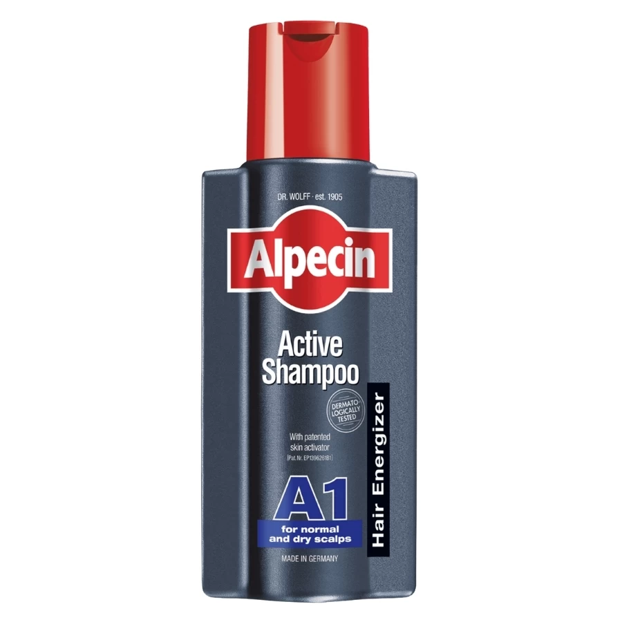 Alpecin A1 Active Kofeinski Šampon za Suvu i Normalnu Kosu 250 mL