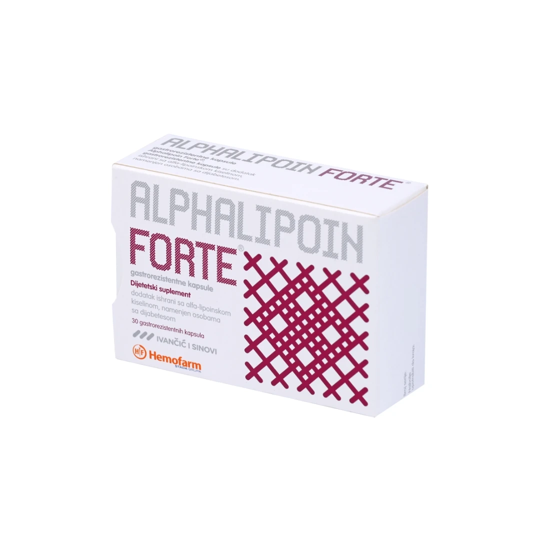 HEMOFARM Alphalipoin® Forte 30 Kapsula