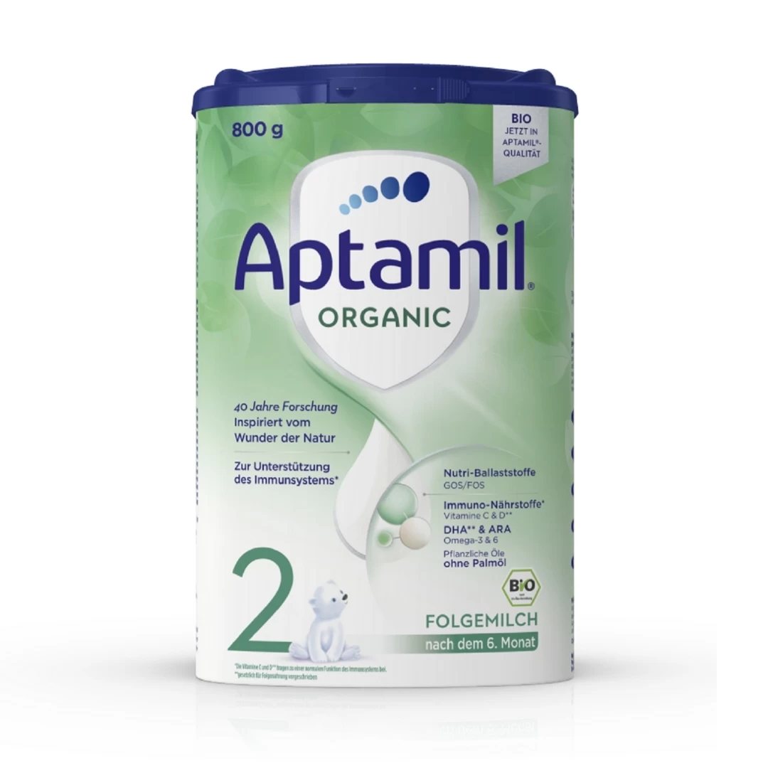 Aptamil® ORGANIC 2 Mleko Hrana za Bebe i Decu 800 g