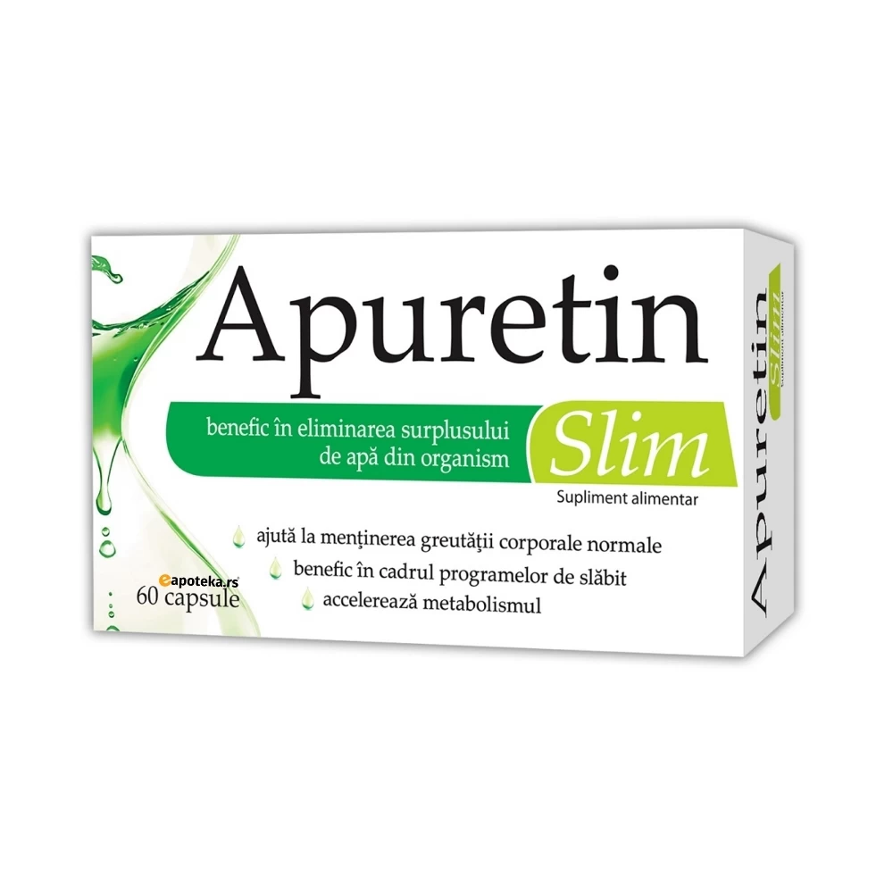 APURETIN Slim 500 mg 60 Kapsula