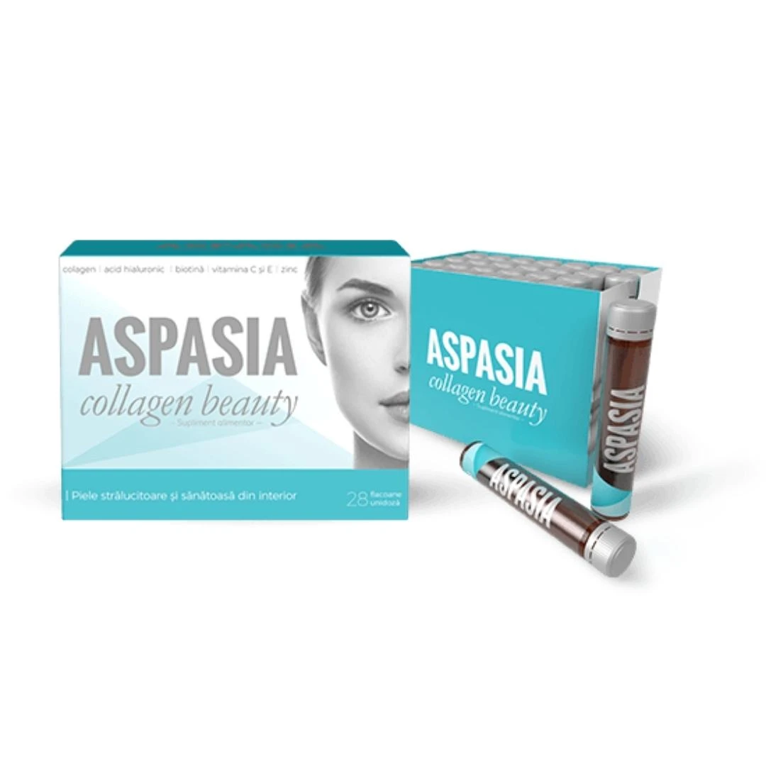 ASPASIA Collagen Beauty Tečni Kolagen sa Hijaluronskom Kiselinom 28 Bočica
