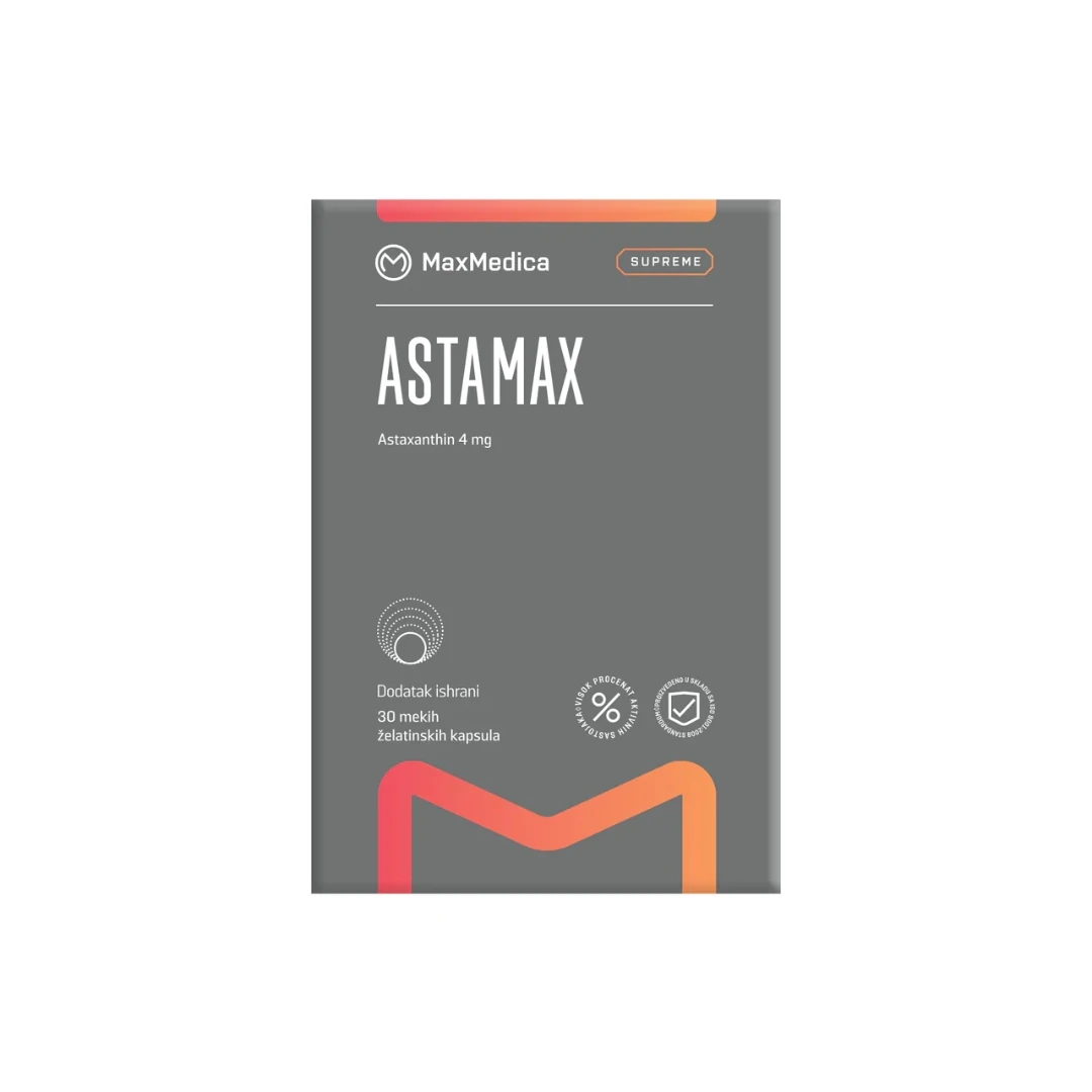 MaxMedica AstaMax 4 mg 30 Kapsula sa Astaksantinom