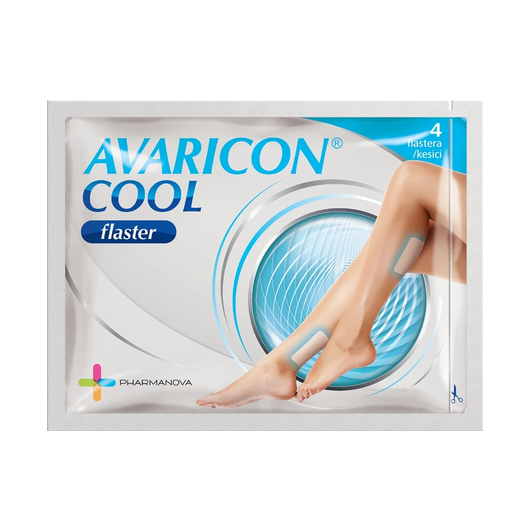 AVARICON® COOL Flasteri za Umorne i Teške Noge 4 Flastera