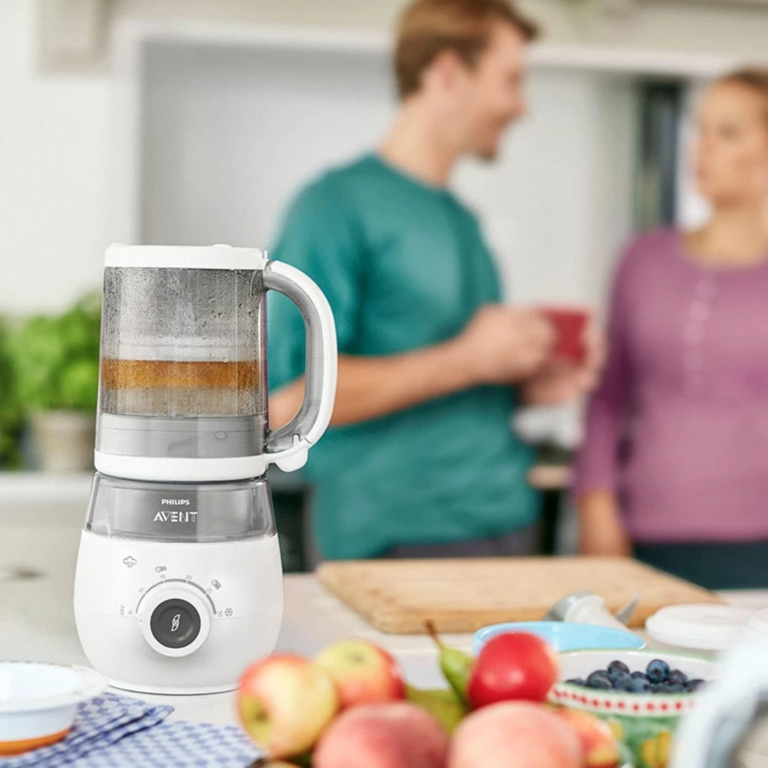 Philips AVENT Blender 4u1 za Kuvanje na Pari, Blendanje, Odmrzavanje i