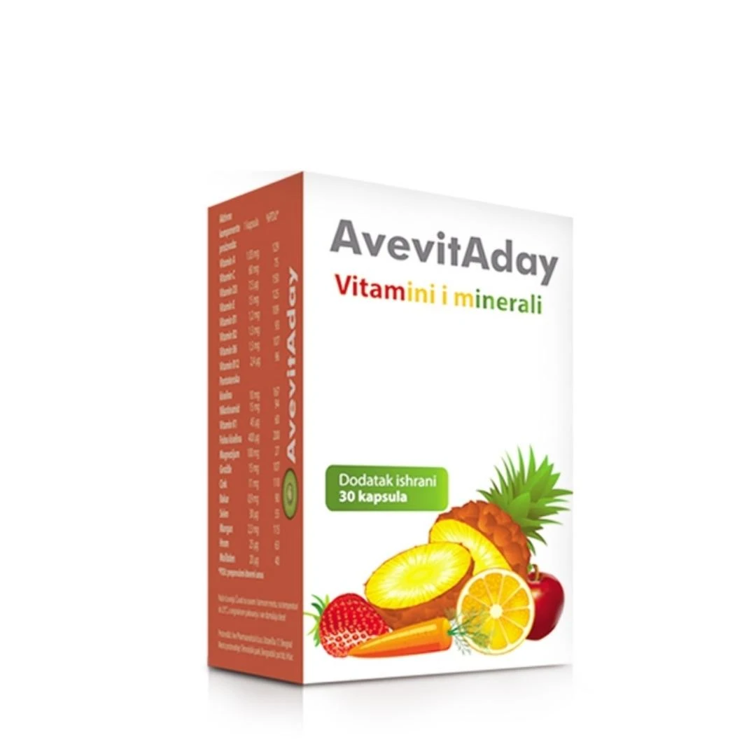 AvevitAday Vitamini i Minerali 30 Kapsula