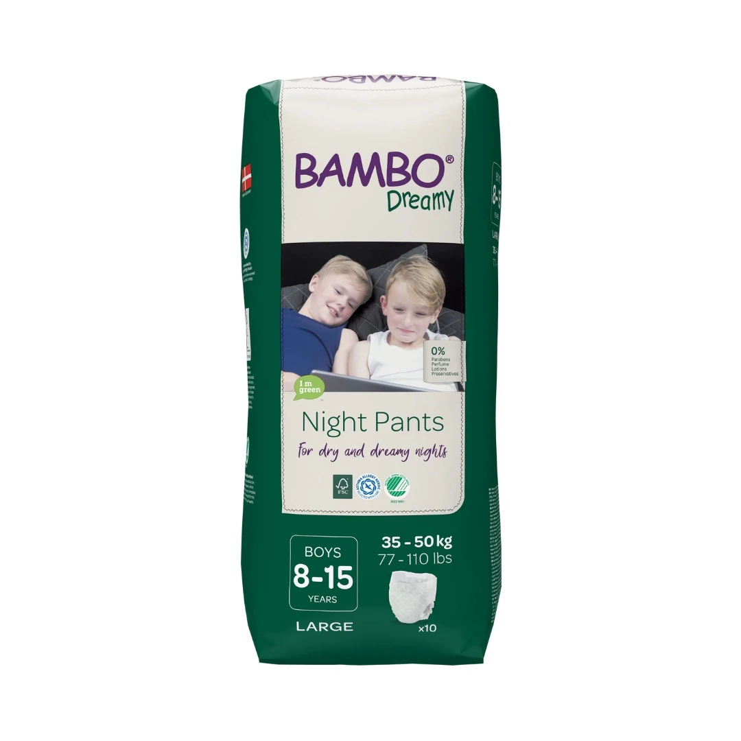 BAMBO® Dreamy Noćne Gaćice za Inkontinenciju za Dečake 35-50 Kg 10 Gaćica