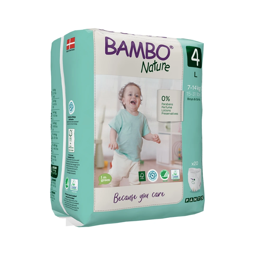 BAMBO® Nature Gaćice Br.4 L 20 Komada