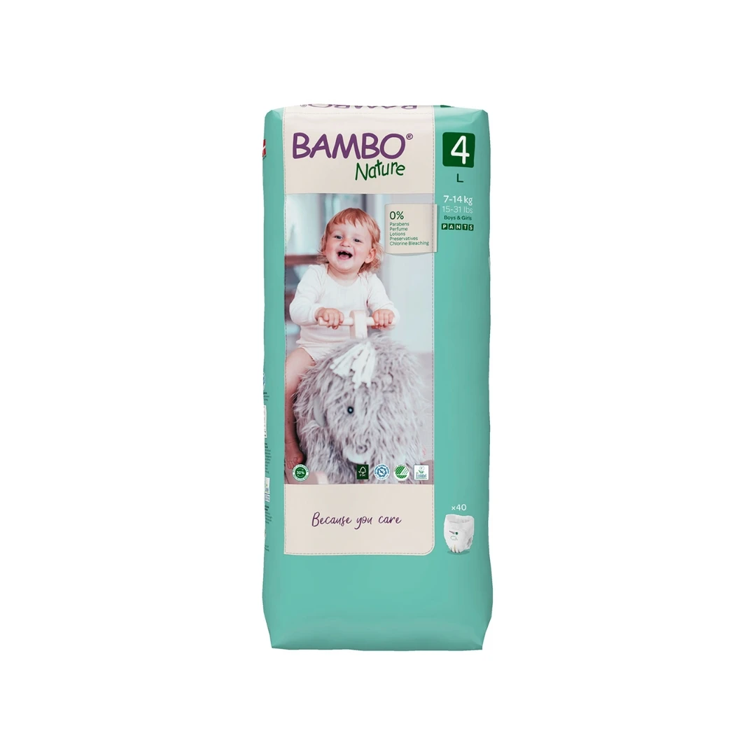 BAMBO ® Nature Gaćice Br.4 L 40 Komada