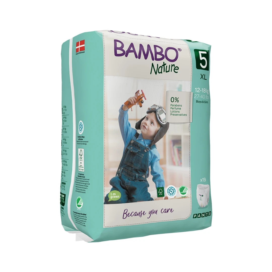 BAMBO® Nature Gaćice Br.5 XL 19 Komada
