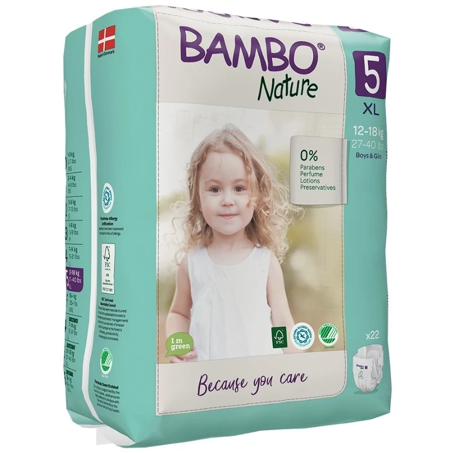 BAMBO® Nature Pelene za Decu Br. 5 22 Pelene