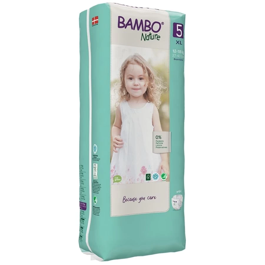 BAMBO® Nature Pelene za Decu Br.5 44 Pelene