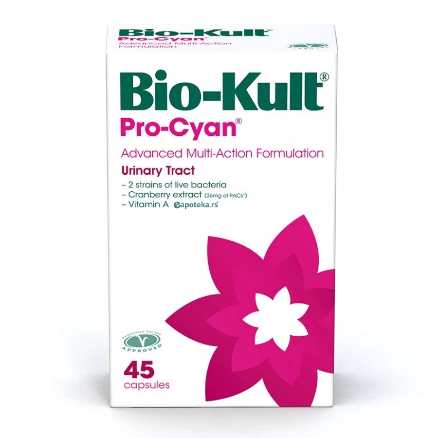 Bio-Kult® Pro-Cyan 45 Kapsul - Urinarne infekcije