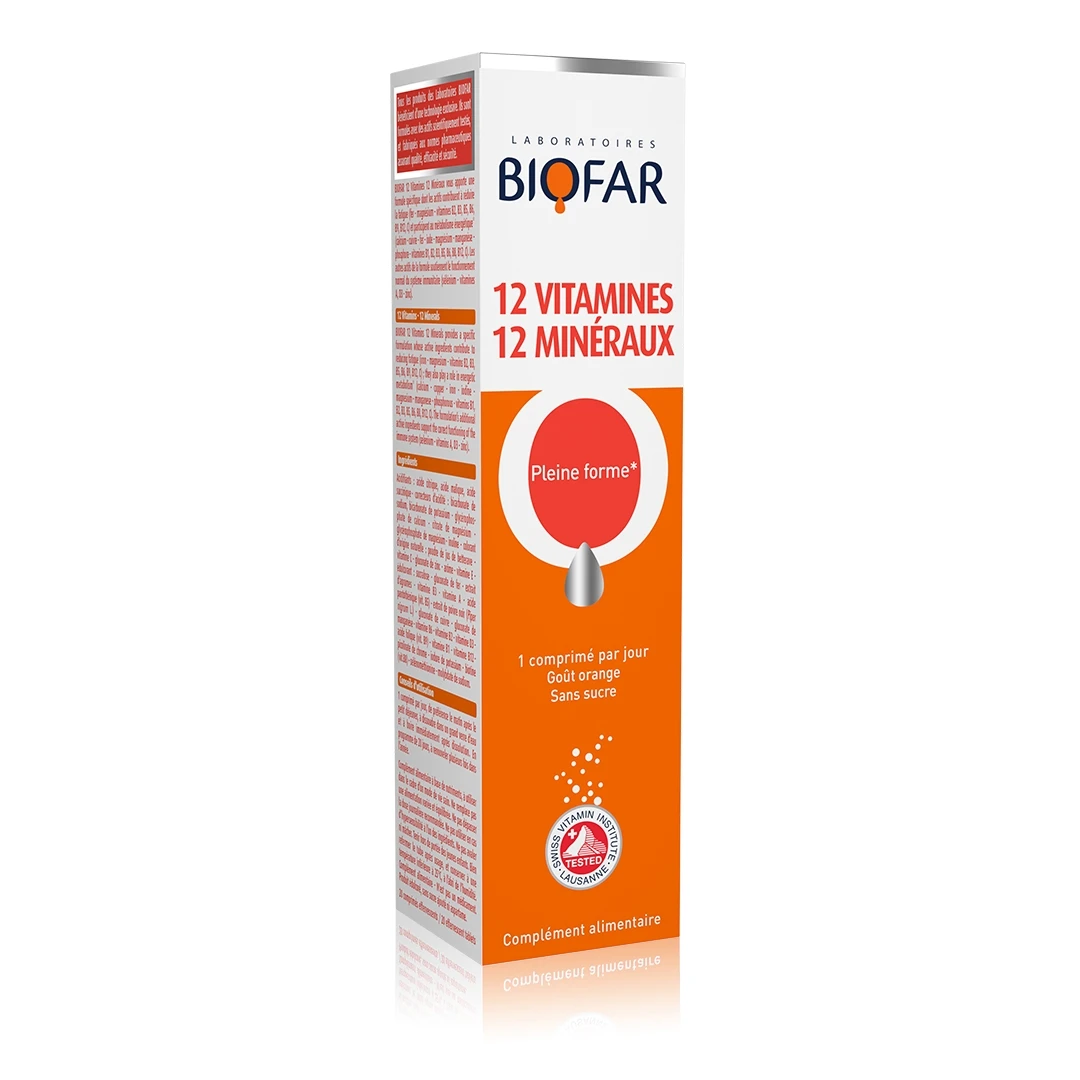 BIOFAR 12 Vitamina i 12 Minerala, 20 Šumećih Tableta