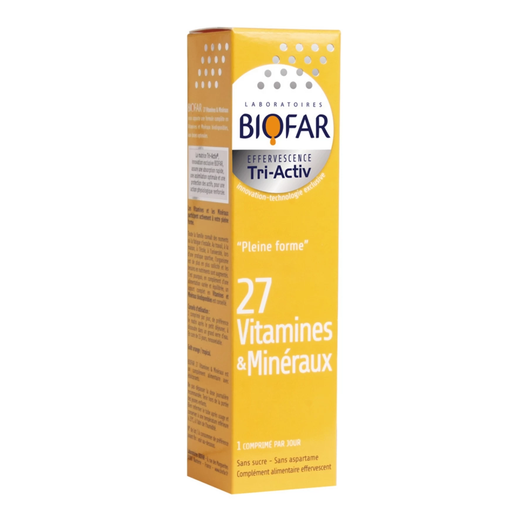 BIOFAR TriActiv 27 Vitamines and Mineraux (27 Vitamina i Minerala), 15 Šumećih Tableta