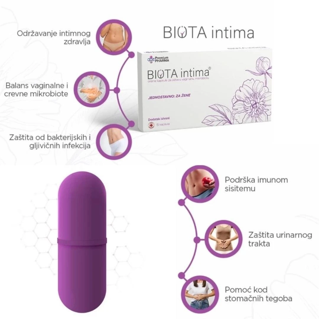 BIOTA intima® Vaginalni Probiotik 30 Kapsula