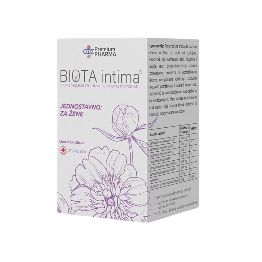 BIOTA intima® Vaginalni Probiotik 30 Kapsula
