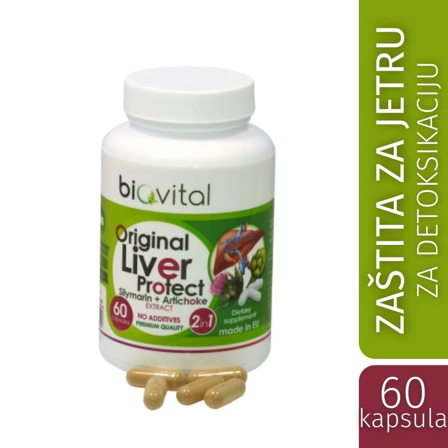 Biovital Liver Protect 60 Kapsula za Regeneraciju Jetre
