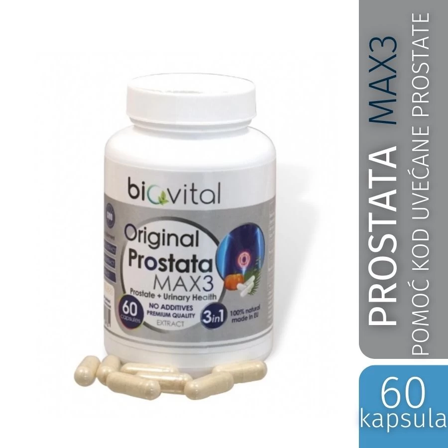 Biovital Orginal Prostata Max3 60 Kapsula