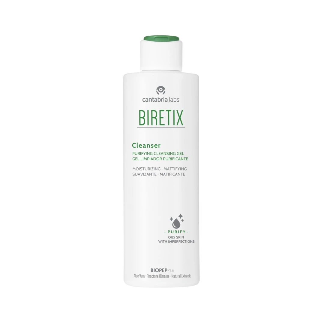 BIRETIX Cleanser Gel za Umivanje i Pranje Kože Sklone Aknama sa Antibakterijskim Delovanjem 200 mL