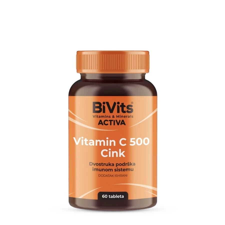 BiVits® Vitamin C 500 i Cink 60 Tableta