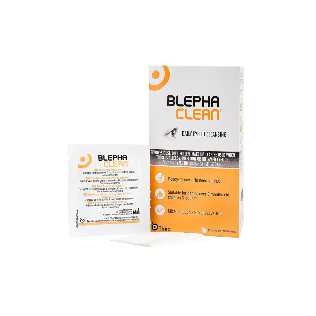 Blephaclean® 20 Sterilnih Krpica za Čiščenje Kapaka