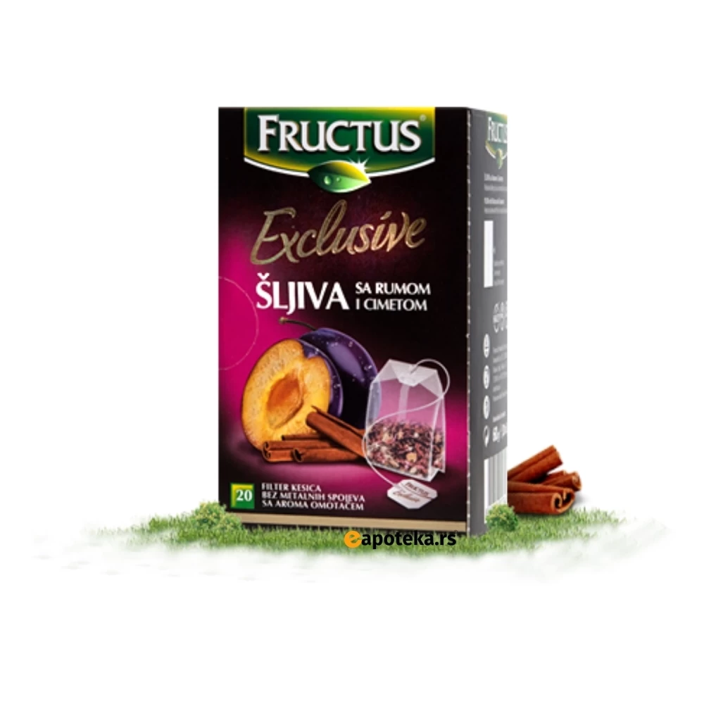 Fructus® Čaj Exclusive Šljiva sa Rumom i Cimetom