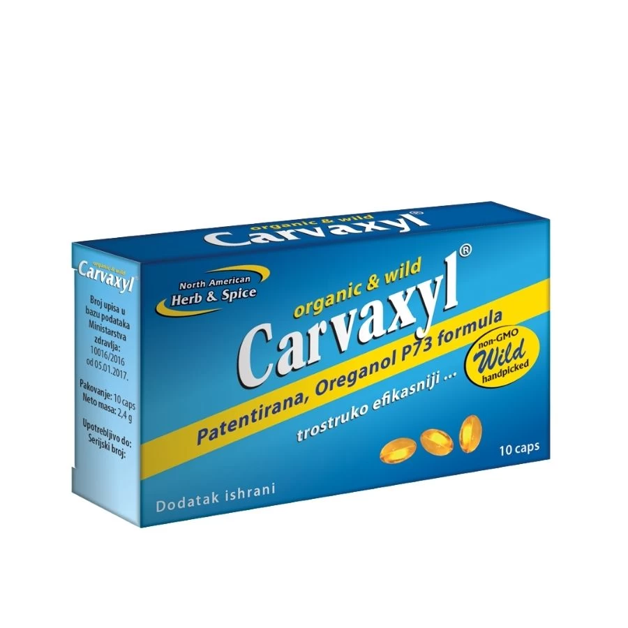 Carvaxyl Divlji Origano 10 Gel Kapsula