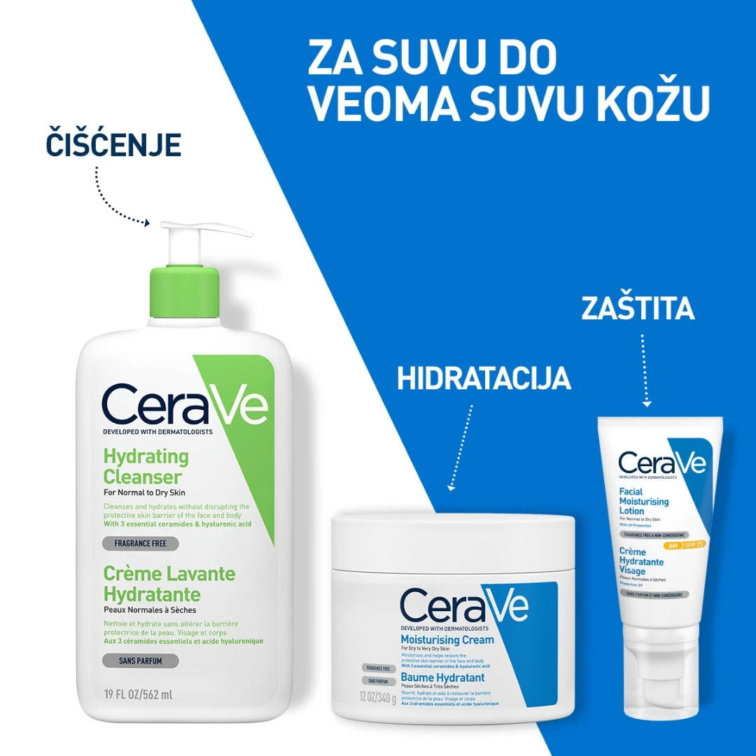 CeraVe® Hidratantna Krema za Lice i Telo 340 g