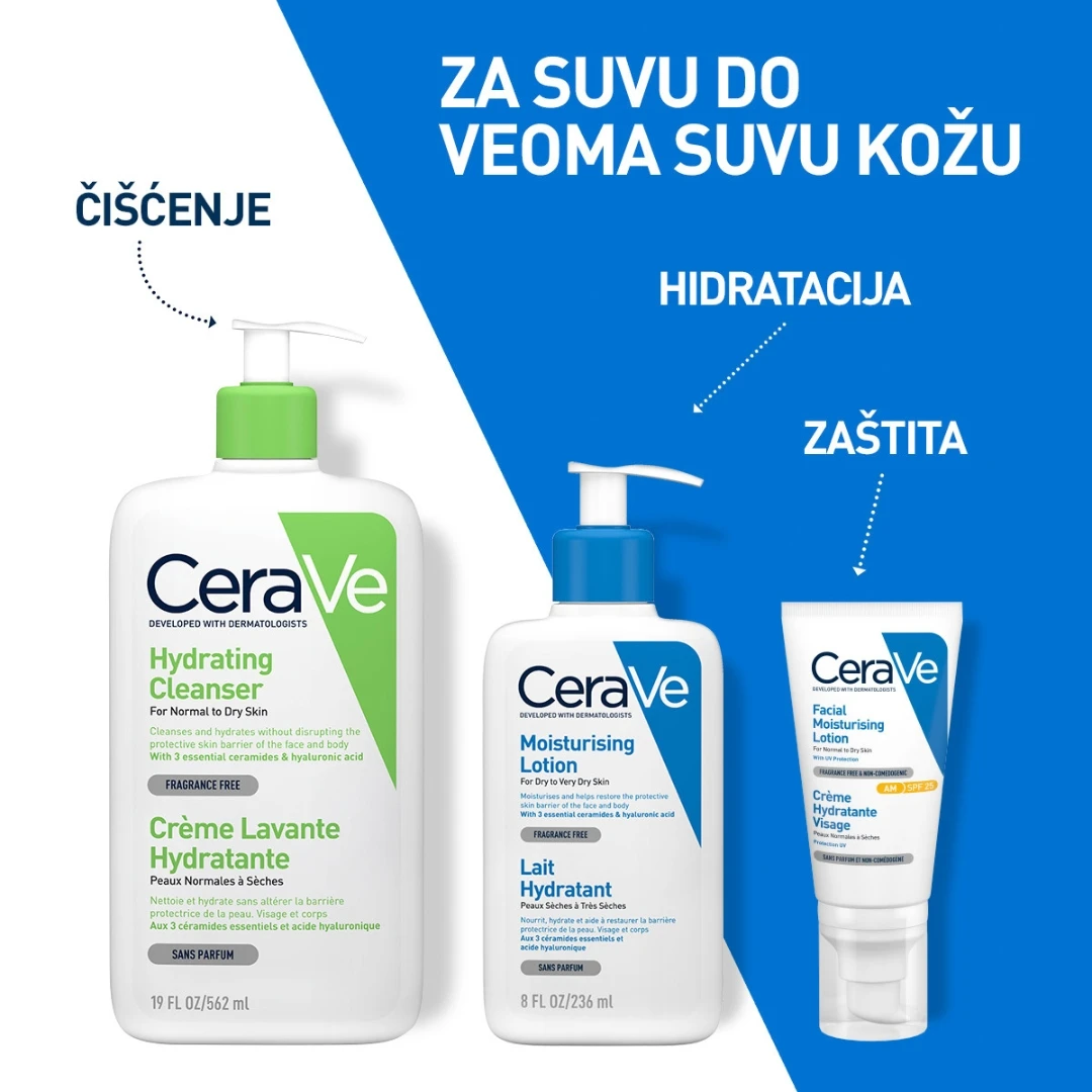 CeraVe® Hidratantni Losion za Lice i Telo 236 mL