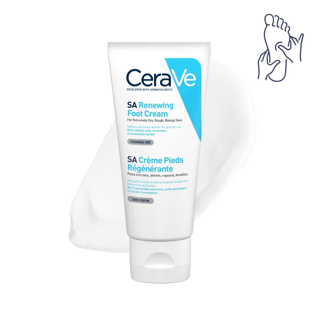 CeraVe® Renewing SA Foot Cream Obnavljajuća Krema za Negu Stopala 88 mL