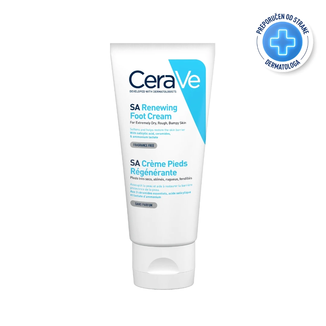 CeraVe® Renewing SA Foot Cream Obnavljajuća Krema za Negu Stopala 88 mL