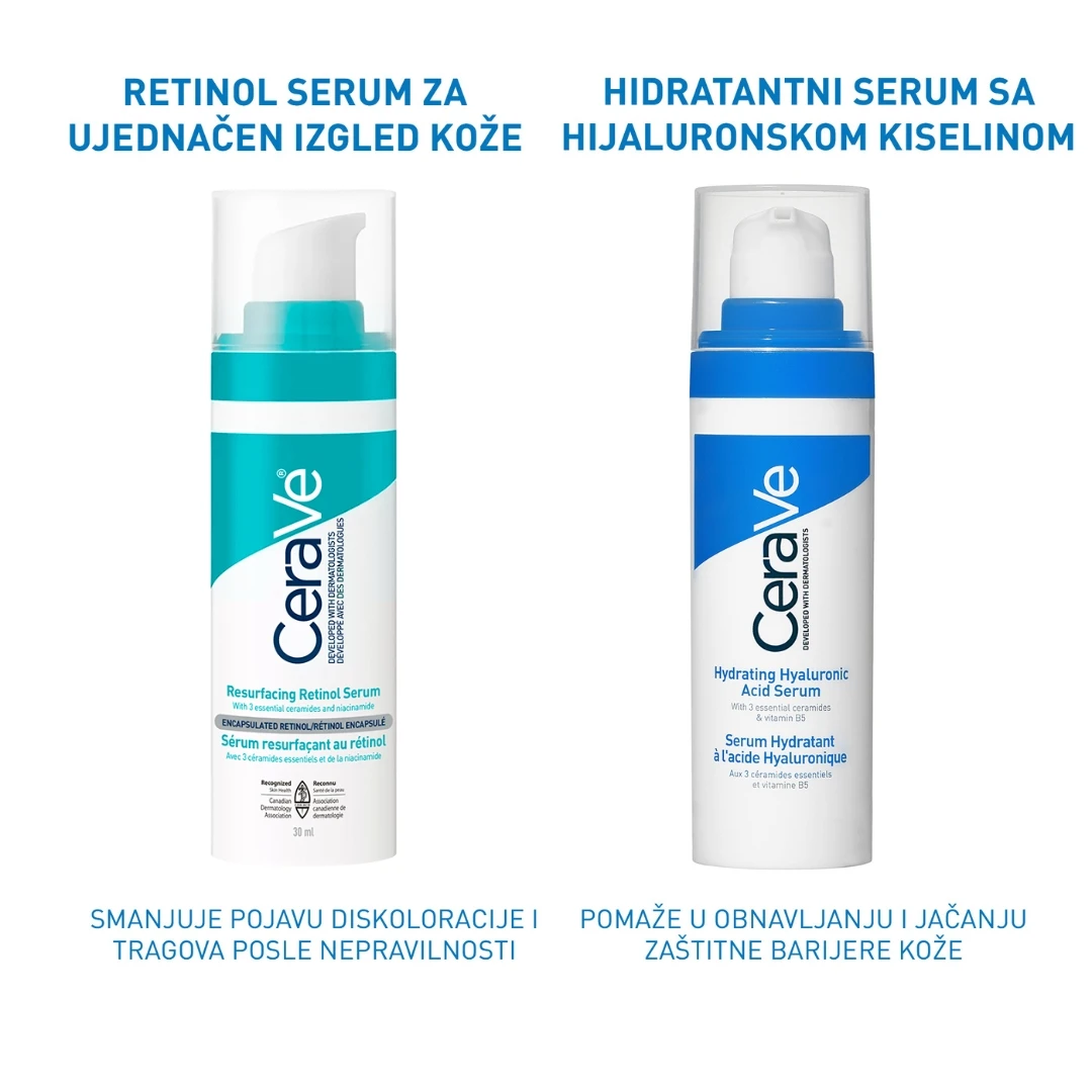 CeraVe® Resurfacing Retinol Serum za Ujednačen Izgled Kože 30 mL