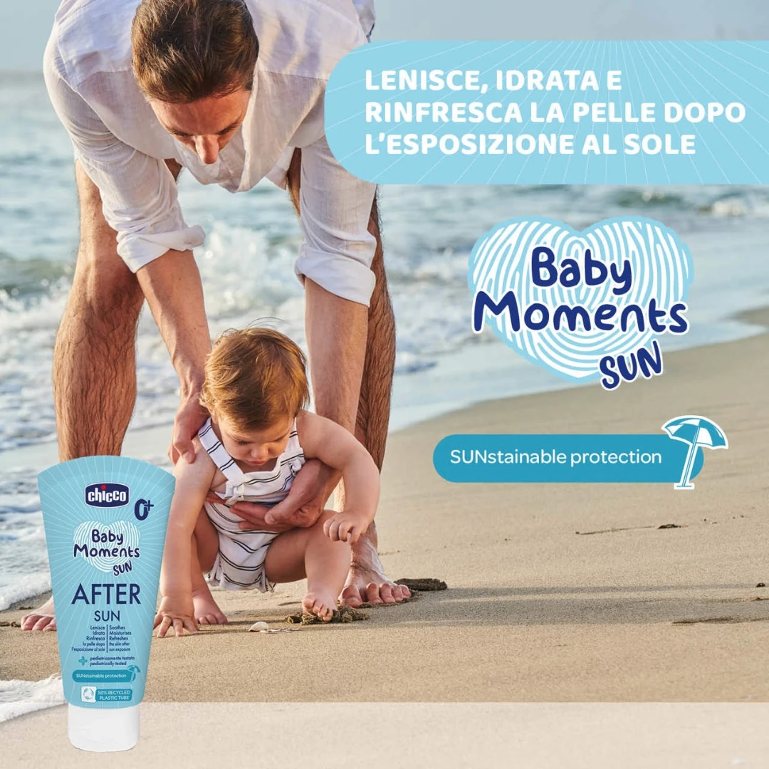 Chicco® Baby Moments Krema za Negu Kože Posle Sunčanja; After Sun 150 mL 