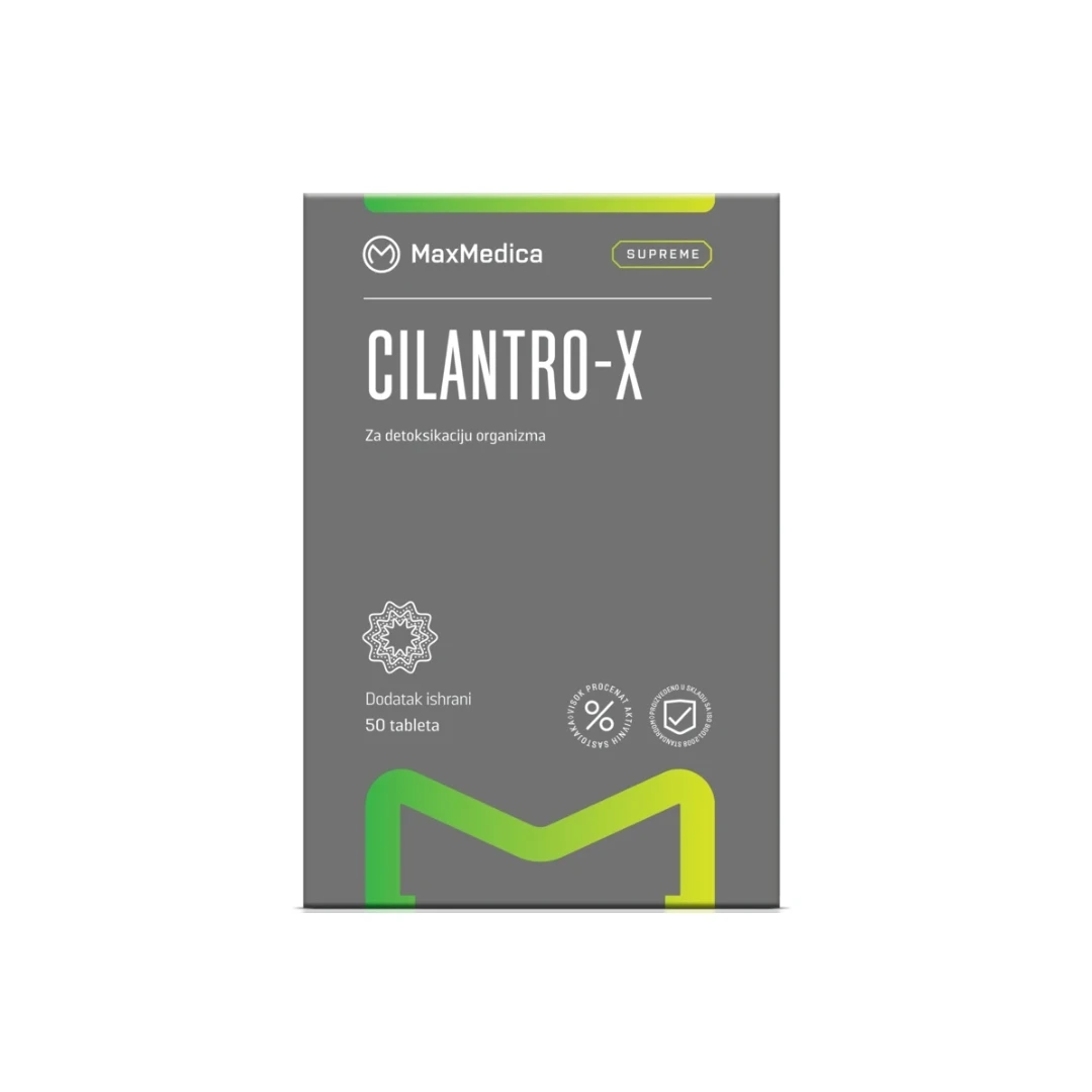 MaxMedica Cilantro-X Prirodna Detoksikacija Organizma 50 Tableta
