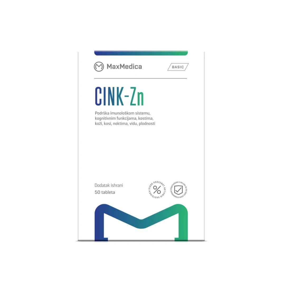 MaxMedica Cink-Zn 15 mg 50 Tableta