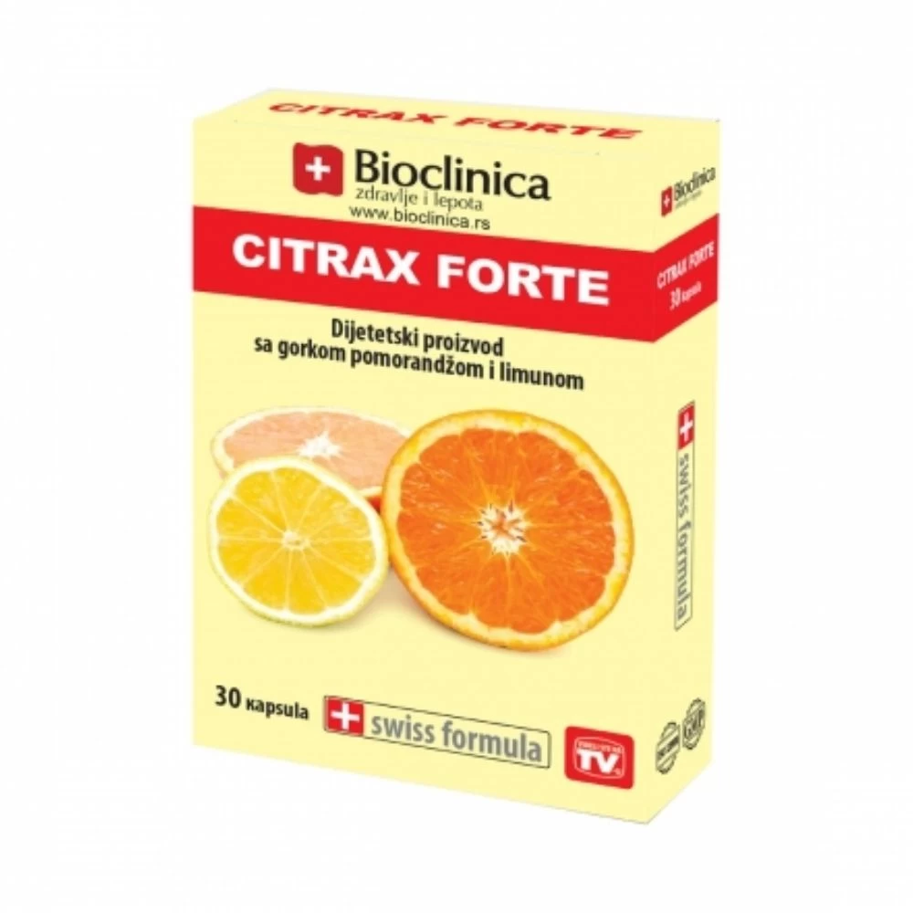 BIOCLINICA Citrax Forte 30 Kapsula za Mišavljenje