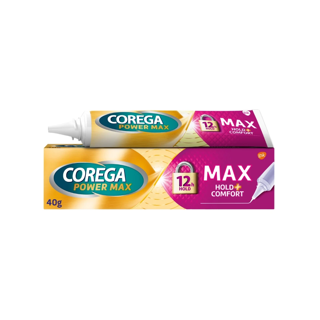 COREGA Krema Power Max COMFORT Lepak za Pričvršćivanje Zubnih Proteza 40 g